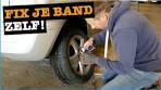 lekke band auto repareren